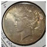 1925-S PEACE DOLLAR NICE ORIG UNC