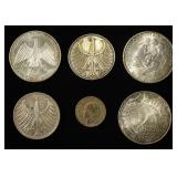 2.3 TROY OZ. MIXED FOREIGN SILVER COINS