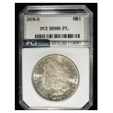 1879-S MORGAN DOLLAR PCI SUPERB GEM BU PL