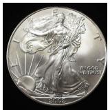 2002 AMERICAN SILVER EAGLE