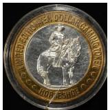 HORSESHOE 0.999 SILVER CASINO TOKEN