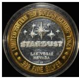 STARDUST 0.999 SILVER CASINO TOKEN