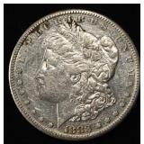 1883-S MORGAN DOLLAR AU