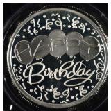 2011 HAPPY BIRTHDAY 1 OZ 0.999 SILVER ROUND