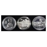 APPROX 2.7 OZ 92.5% STERLING FOREIGN COINS