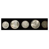 1.8 TROY OZ MIXED FOREIGN SILVER