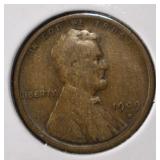 1909-S WHEAT CENT FINE