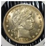 1916-D BARBER QUARTER CH TO GEM BU