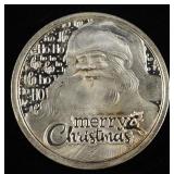 2020 MERRY CHRISTMAS 1 OZ 0.999 SILVER ROUND