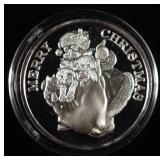 2000 MERRY CHRISTMAS 1 OZ 0.999 SILVER ROUND