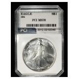 1994 AMERICAN SILVER EAGLE PCI PERFECT GEM BU