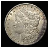 1896-O MORGAN DOLLAR AU