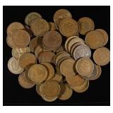 (60) INDIAN CENTS FROM THE 80'S, 90'S, 00'S