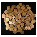 (200) 'S' MINT WHEAT CENTS