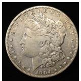 1904-S MORGAN DOLLAR VF