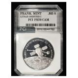 FRANK. MINT 92.5% SILVER PCI PERFECT GEM PR CAM
