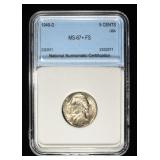 1949-D JEFFERSON NICKEL NNC SUPERB GEM BU FS