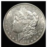 1878 8TF MORGAN DOLLAR AU/BU