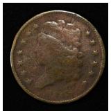 1835 CORONET HEAD HALF CENT