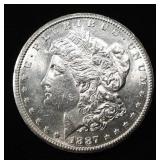 1887-S MORGAN DOLLAR BU