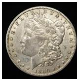 1886-O MORGAN DOLLAR AU