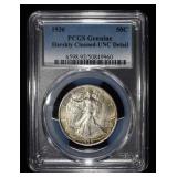 1936 WALKING LIBERTY HALD DOLLAR PCGS GENUINE