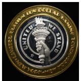NEW YORK NEW YORK .999 SILVER CASINO TOKEN