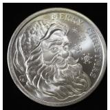 2025 CHRISTMAS 1 OZ 0.999 SILVER ROUND