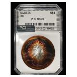 1998 AMERICAN SILVER EAGLE PCI PERFECT GEM BU