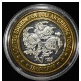 TROPICANA  .999 SILVER CASINO TOKEN
