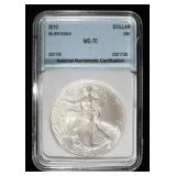 2010 AMERICAN SILVER EAGLE NNC PERFECT GEM BU