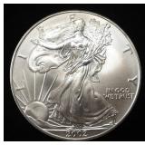 2002 AMERICAN SILVER EAGLE