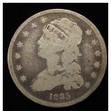 1835 BUST QUARTER GOOD