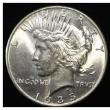 1935 PEACE DOLLAR BU