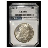 1884-O MORGAN DOLLAR PCI SUPERB GEM BU