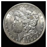 1884-S MORGAN DOLLAR CH AU