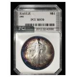 1993 AMERICAN SILVER EAGLE PCI PERFECT GEM BU