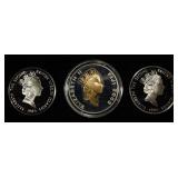 APPROX 2.1 OZ 92.5% STERLING FOREIGN COINS