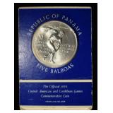 1970 REPUBLIC OF PANAMA 1 OZ 92.5% SILVER