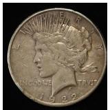 1922-S PEACE DOLLAR