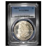 1880-S MORGAN DOLLAR PCGS MS63
