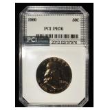 1960 FRANKLIN HALF DOLLAR PCI PERFECT GEM PROOF