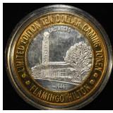 FLAMINGO HILTON .999 SILVER CASINO TOKEN
