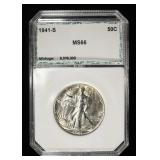 1941-S 50C WALKING LIBERTY PCI SUPERB GEM BU