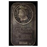 1 OZ 0.999 SILVER BAR