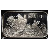 2021 EASTER 1 OZ 0.999 SILVER BAR