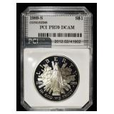 1989-S $1 COMMEM CONGRESS PCI PERFECT GEM PR DCAM