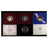 (4) COMMEM HALF DOLLAR