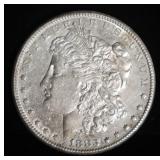 1883-S MORGAN DOLLAR AU