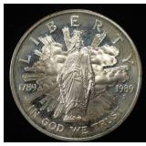 1989-S $1 COMMEM CONGRESS BICENTENNIAL PR DCAM